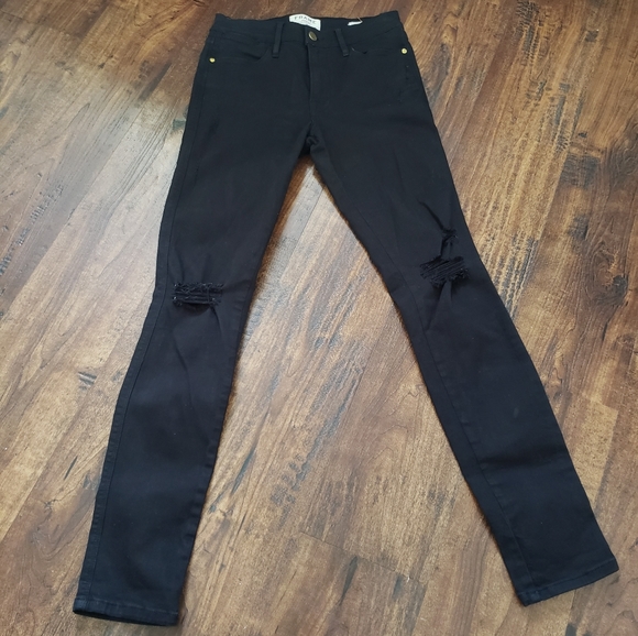 Frame Le High Straight Jean's Sz 23 - Picture 1 of 5